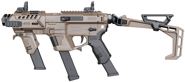 Picture of  Recover Tactical Pixpmgfst02 P-Ix+Mg  Pg9 Sr20 Metal Front Guard Folding Stock Tan 7290117421628