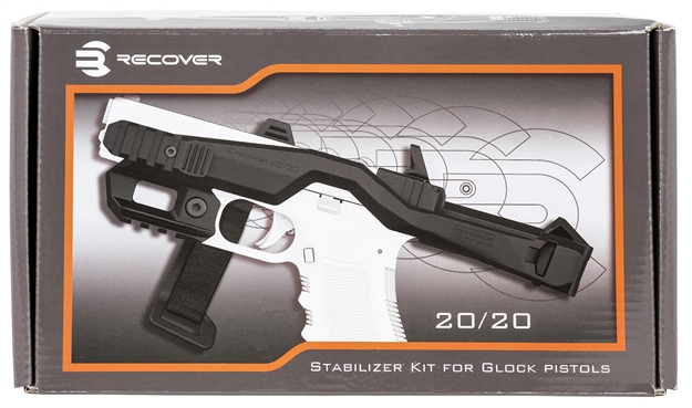 Picture of Recover Innovations Inc 20/20H Tactical 20/20 Stabilizer Kit  Synthetic Black With G7 Holster W/Pistol Adapter