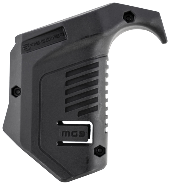 Picture of  Recover Tactical Mg9 Angled Mag Pouch  Black Polymer, Picatinny Rail Mount, Compatible W/ Glock