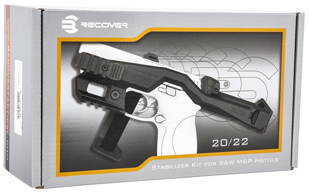 Picture of Recover Tactical 20/22B-02 Tactical 20/22 Stabilizer Kit  Synthetic Tan Stock For S&W M&P Shield 9,40