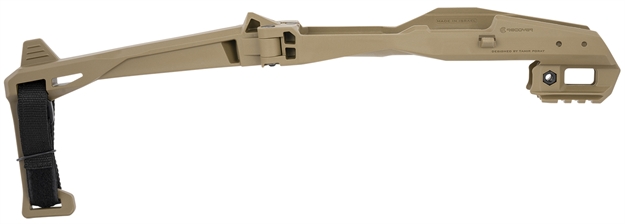 Picture of Recover Tactical 2021S-02 Tactical 20/21 Stabilizer Kit  Synthetic Tan Brace With Strap, Charging Handles, Minimalist Sling & Picatinny Rails For Large Frame Glock