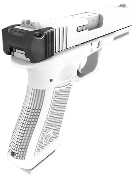 Picture of Recover Tactical Gch4201 Upper Charging Handle  Compatible W/Glock 42, Black Polymer, Ambidextrous GCH42-01 7290018561072