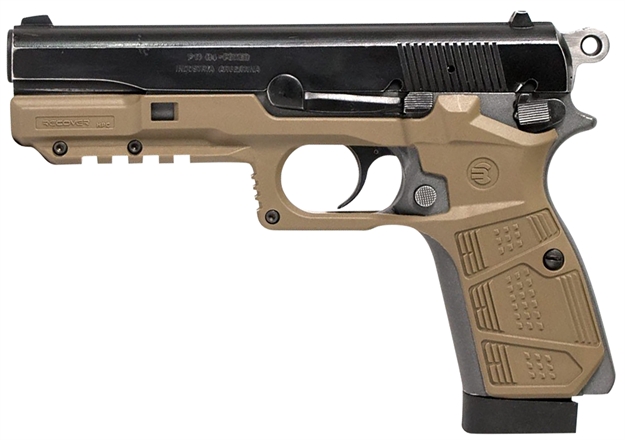 Picture of  Recover Tactical Hpc-02 Grip & Rail System  Tan Polymer Picatinny For Browning Hi-Power 7290017108285