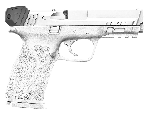 Picture of Recover Tactical Mch01 Upper Charging Handle  Compatible W/S&W M&P, Black Polymer, Ambidextrous MCH-01