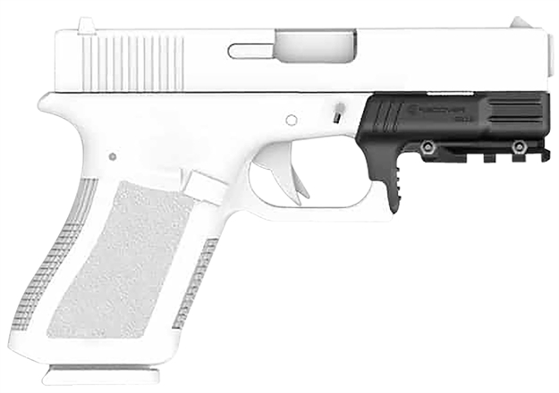 Picture of  Recover Tactical Gr19l01 Rail Adapter For The Glock 19 & 23  Black 7290017108247