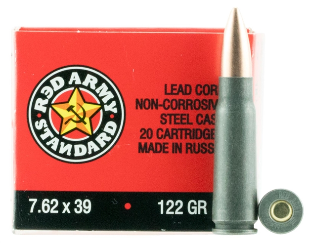 Picture of Red Army Standard 7.62X39mm 122 GR Full Metal Jacket 180 Bx/ 5 CS