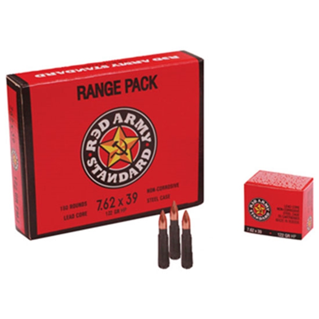 Picture of Red Army Standard Am2035b Red Army Standard 7.62X39mm 122 GR Hollow Point 20 Bx/ 45 CS