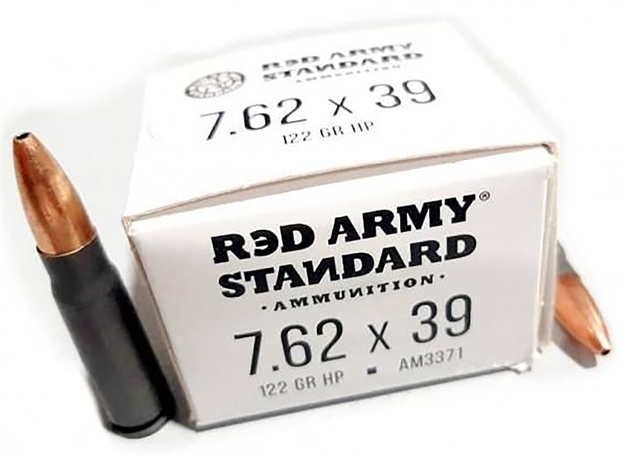Picture of Red Army Standard Am3371 Red Army Standard Rifle Ammo 7.62X39mm 122 GR Hollow Point (Hp) 20 Bx/ 50 CS