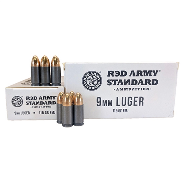 Picture of Red Army Standard Army Std 9Mm 115Gr Fmj 50Bx