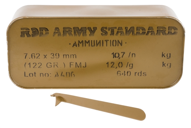Picture of Red Army Standard Red Army Standard 7.62X39mm 122 GR Full Metal Jacket 20 Bx/ 32 CS (Tin)