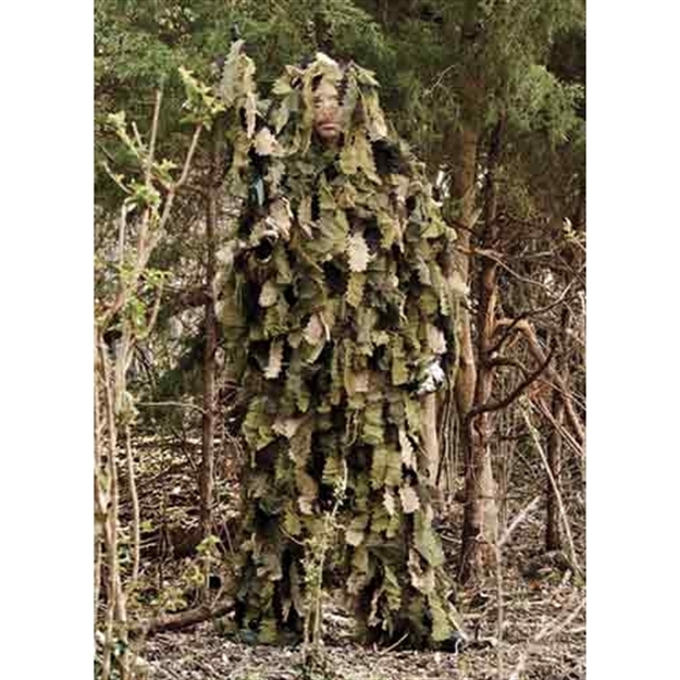 Picture of Red Rock Gear Rock Big Game Ghillie Suit Backwoods  M/L 3 Pcs Mesh Leaf