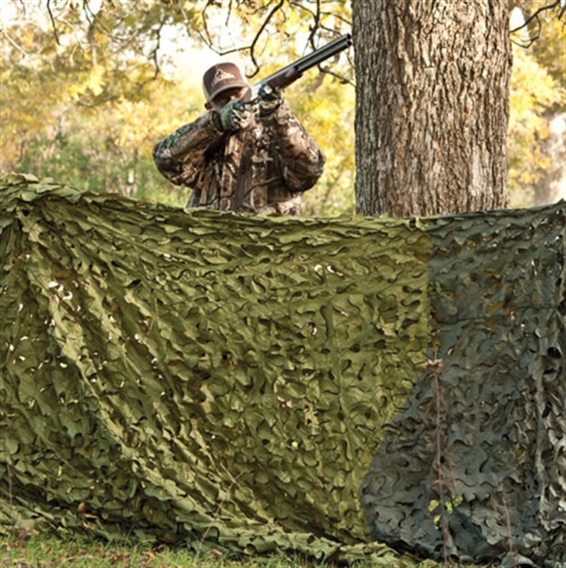 Picture of Red Rock Gear Rock Camouflage Netting Woodland 3D Leaf Cut 8'X10'