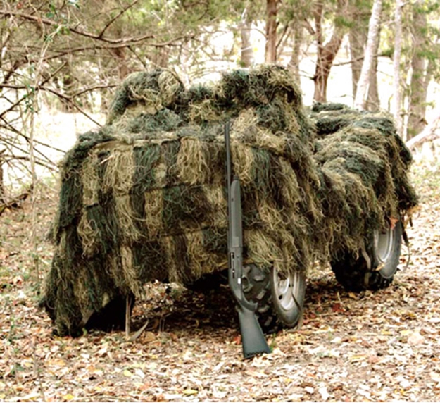 Picture of Red Rock Gear Rock Ghillie Blind 5'X12' Woodland Camouflage Netting 70935 846637000699