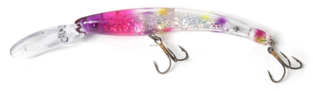 Picture of Reef Runner Deep Diver 800 Rattling Minnow, 28 FT Diving Depth,  6-3/16", 5/8 Oz, Bare Naked Barbie
