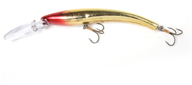 Picture of Reef Runner Deep Diver 800 Rattling Minnow, 28 FT Diving Depth,  6-3/16", 5/8 Oz, Gold Clown