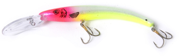 Picture of Reef Runner Deep Diver 800 Rattling Minnow, 28 FT Diving Depth,  6-3/16", 5/8 Oz, Hot Head