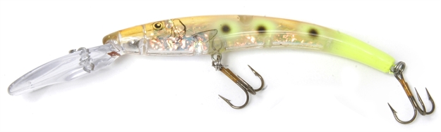 Picture of Reef Runner Deep Diver 800 Rattling Minnow, 28 FT Diving Depth,  6-3/16", 5/8 Oz, Rotten Banana