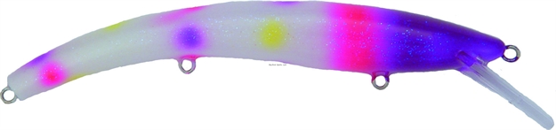 Picture of Reef Runner Deep Diver 800 Rattling Minnow, 28 FT Diving Depth, 6 3/16", 5/8 Oz, Barbie, Floating