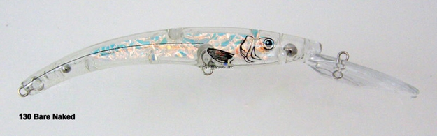 Picture of Reef Runner Deep Diver 800 Rattling Minnow, 28 FT Diving Depth, 6 3/16", 5/8 Oz, Bare Naked, Floating