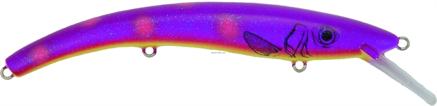 Picture of Reef Runner Deep Diver 800 Rattling Minnow, 28 FT Diving Depth, 6 3/16", 5/8 Oz, Blueberry Muffin, Floating
