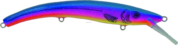 Picture of Reef Runner Deep Diver 800 Rattling Minnow, 28 FT Diving Depth, 6 3/16", 5/8 Oz, Bubble Gum (Superman), Floating