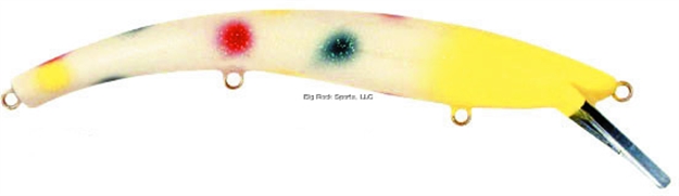 Picture of Reef Runner Deep Diver 800 Rattling Minnow, 28 FT Diving Depth, 6 3/16", 5/8 Oz, Chartreuse/Wonderbread, Floating