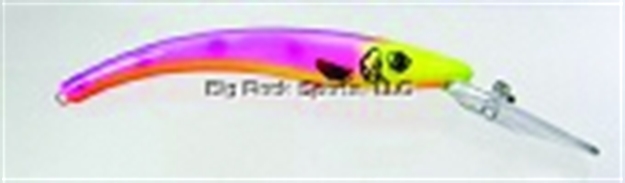 Picture of Reef Runner Deep Diver 800 Rattling Minnow, 28 FT Diving Depth, 6 3/16", 5/8 Oz, Mardi Gras, Floating