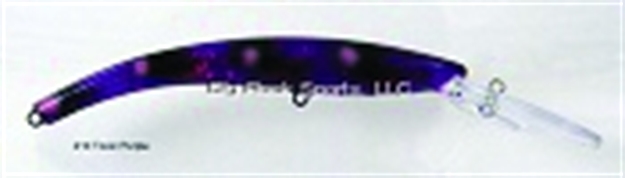 Picture of Reef Runner Deep Diver 800 Rattling Minnow, 28 FT Diving Depth, 6 3/16", 5/8 Oz, Toxic Purple, Floating
