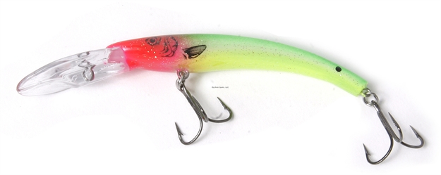 Picture of Reef Runner Deep Little Ripper 600 Minnow, 21 FT Diving Depth, 4-9/16", 1/4 Oz, Hot Head