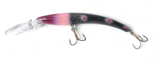 Picture of Reef Runner Deep Little Ripper 600 Minnow, 21 FT Diving Depth, 4-9/16", 1/4 Oz, Lights Out