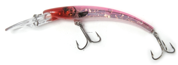 Picture of Reef Runner Deep Little Ripper 600 Minnow, 21 FT Diving Depth, 4-9/16", 1/4 Oz, Lipstick