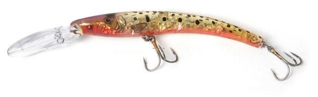 Picture of Reef Runner Deep Little Ripper 600 Minnow, 21 FT Diving Depth, 4-9/16", 1/4 Oz, Purple Sunfire