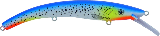 Picture of Reef Runner Deep Little Ripper 600 Minnow, 21 FT Diving Depth, 4 9/16", 1/4 Oz, Wild Thing (Huckleberry), Floating