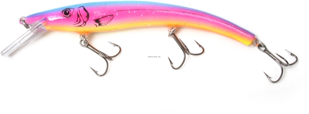Picture of Reef Runner Ripstick 700 Rattling Minnow Jerkbait, 12 FT Diving Depth, 5-9/16", 5/8 Oz, Bubblegum