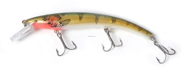 Picture of Reef Runner Ripstick 700 Rattling Minnow Jerkbait, 12 FT Diving Depth, 5-9/16", 5/8 Oz, Green Perch