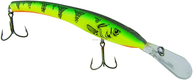 Picture of Reef Runner Skinnystick 300 Trolling Plug, 21 - 24 FT Trolling Depth,, 6 1/8", 1/2 Oz, Firetiger