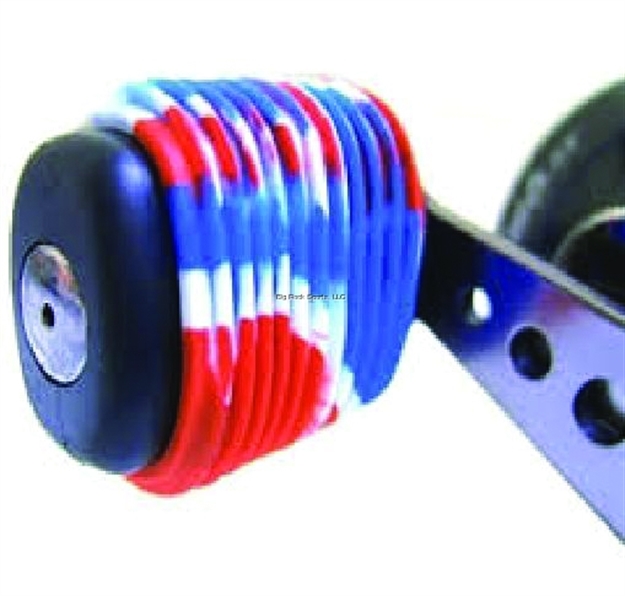 Picture of Reel Grip Slip ON Rubber Reel Handle Knob Cover, 2 Pc, Patriotic Tie Dye
