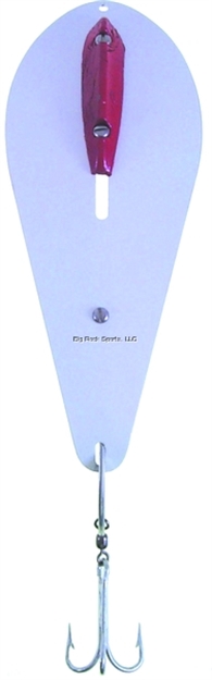 Picture of Reliable OF Milwaukee Large Bunker Spoon, 12", Adjustable Keel Weight, White