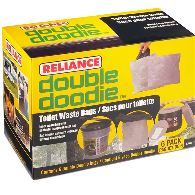 Picture of Reliance Double Doodie Toilet Waste Bag With Bio-Gel 2683-03 060823268308