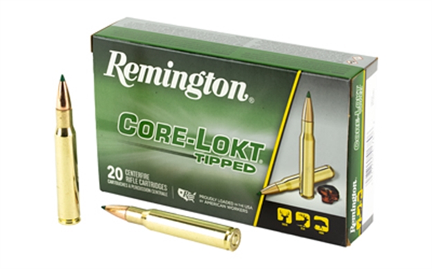 Picture of  Remington Ammunition 29037 Core-Lokt Tipped 30-06Springfield 180Gr Core-Lokt Tipped 20 Per Box/10 Case