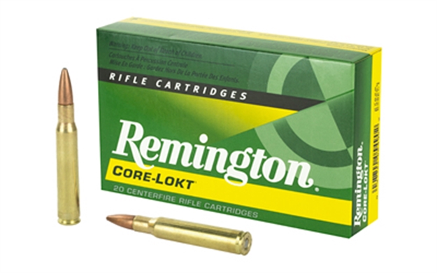 Picture of Remington Ammunition 27828 Core-Lokt  30-06Springfield 180Gr Pointed Soft Point Core-Lokt 20 Per Box/10 Case R30065 047700054902