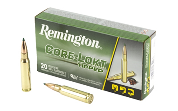 Picture of  Remington Ammunition 29044 Core-Lokt Tipped 308Win 165Gr Core-Lokt Tipped 20 Per Box/10 Case 047700485003