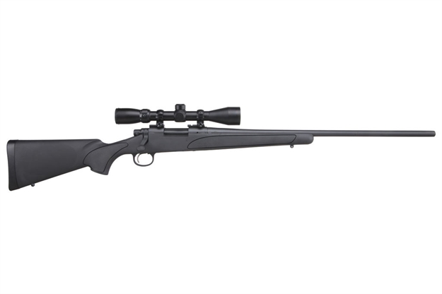 Picture of Remington 700 Adl Bolt Action Rifle Combo W/ 3-9X40 Scope, 243 Win, 24", Black Synthetic 27093