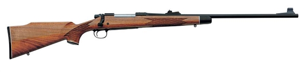 Picture of  Remington Firearms (New) R25803 700 Bdl Full Size 7Mm Rem Mag 3+1 24" Polished Blued Polished Blued Carbon Steel Receiver Gloss American Walnut Fixed Monte Carlo Stock Right Hand