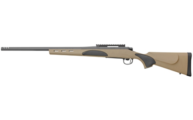 Picture of Remington Arms Firearms R84376 Model 700 Vtr 22-250 Rem 4+1 Cap 22" Matte Blued Rec/Barrel Flat Dark Earth Fixed Hogue Overmolded Stock Right Hand (Full Size)