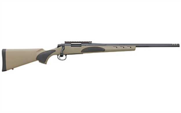 Picture of Remington Arms Firearms R84377 Model 700 Vtr 308 Win 4+1 Cap 22" Matte Blued Rec/Barrel Flat Dark Earth Fixed Hogue Overmolded Stock Right Hand (Full Size)