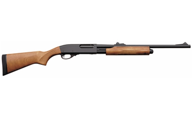 Picture of Remington Arms Firearms R25575 Model 870 Express Deer 12 Gauge 20" Fully Rifled 4+1 3" Matte Blued Rec/Barrel Satin Hardwood Fixed Monte Carlo Stock Right Hand (Full Size) Rifle Sights