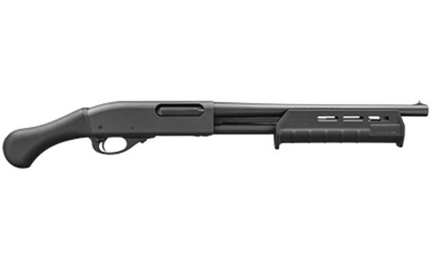 Picture of  Remington Arms Firearms R81145 870 Tac-14 20 Gauge 14" 4+1 3" Black Oxide Rec/Barrel Black Synthetic Fixed Pistol Grip Stock Right Hand (Full Size) Includes Cylinder Choke 810070682941