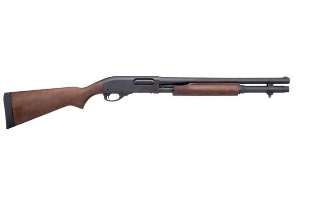 Picture of Remington Arms Remington Arms 870 Home Defense, 12 Gauge, 18.5" Barrel, Fixed Cylinder, 3", Matte, Hardwood, 5-Rd