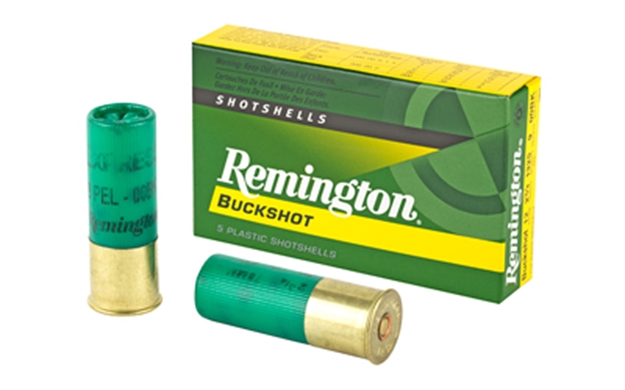 Picture of Remington Express Shotgun Ammo 12 Ga, 2-3/4 In, 00B, 9 Pellets, 1325 Fps, 5 Rounds, Boxed 12B00